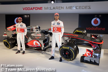 McLaren Mercedes presenta en Woking su nuevo MP4-27