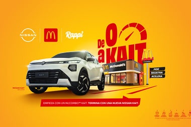Nissan, McDonald's y Rappi presentan la iniciativa ''De 0 a Kait'' en Colombia