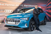 Audi entregó oficialmente a los jugadores del FC Barcelona nuevos autos para la temporada 2019 