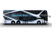 Hyundai presentó su nuevo autobús de dos pisos 100 por ciento eléctrico 