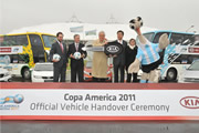 Kia Motors entrega una gran flota de vehículos a la Copa América Argentina 2011 
