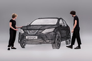Nissan crea una réplica del Qashqai utilizando la innovadora tecnología del bolígrafo 3D 3Doodler
 