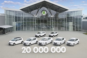 Skoda llegó a la producción de 20 millones de autos
 