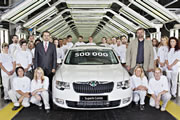 Skoda produce la unidad número 500.000 del Superb 