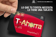 Toyota de Colombia regresa con los múltiples beneficios de su Tarjeta prepago T-Ahorra 