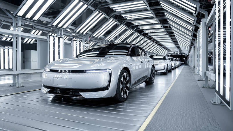 AUDI inicia la producción y preventa del eléctrico E5 Sportback en China 