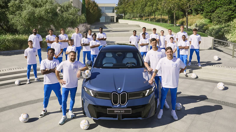Real Madrid estrena la nueva era eléctrica de BMW con el i7 y el XM como protagonistas