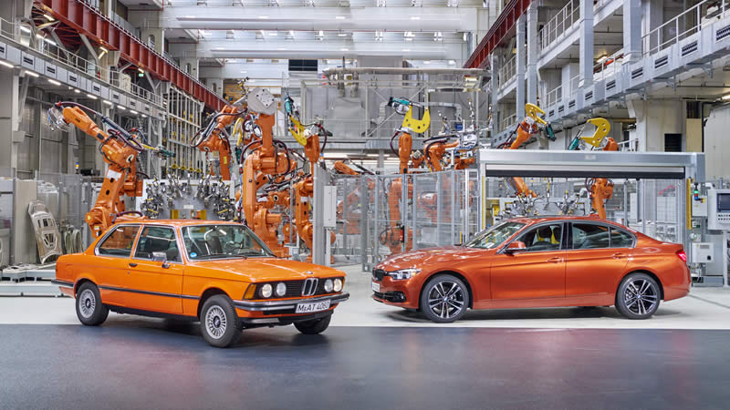 BMW Serie 3: 50 años de fabricación y 18 millones de unidades vendidas en todo el mundo