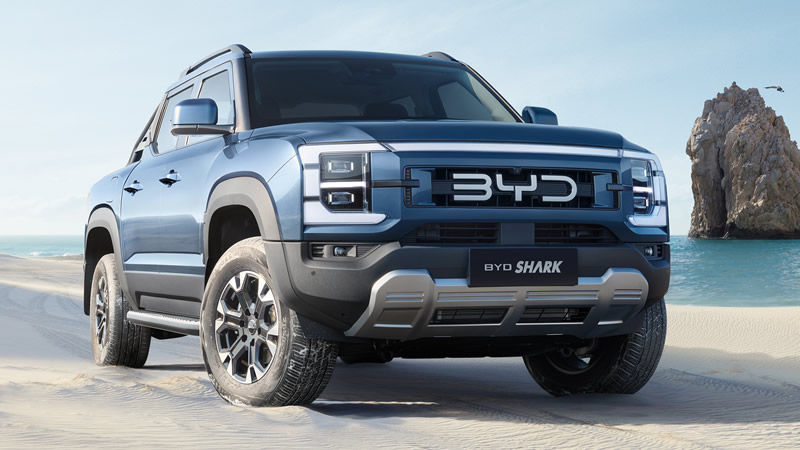 BYD Shark 2025: la primera pickup de la marca china se presentó en México