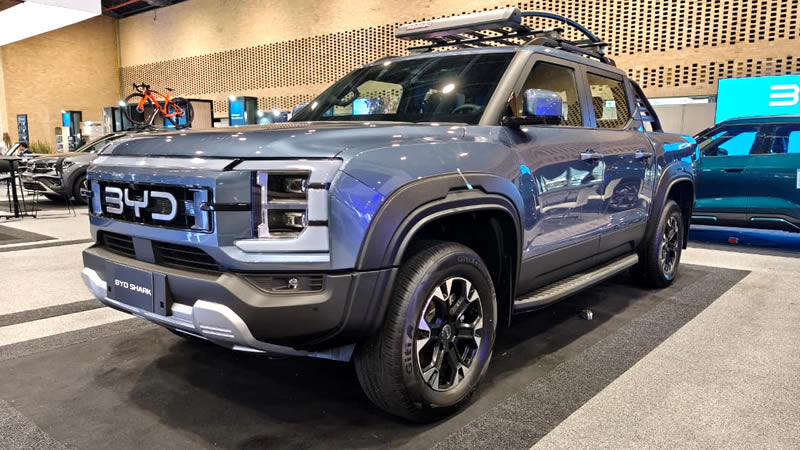 La BYD Shark híbrida enchufable de más de 420 caballos de potencia debuta en Colombia