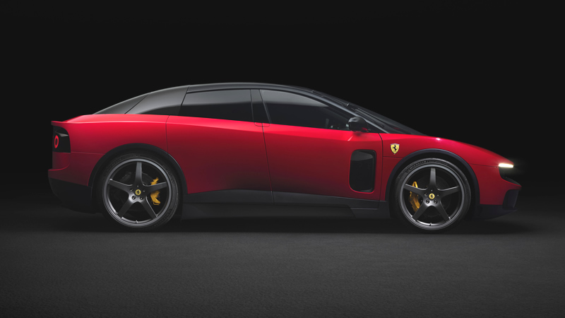 Ferrari presentó el Luce, su primer superdeportivo eléctrico con 1.050 caballos de potencia