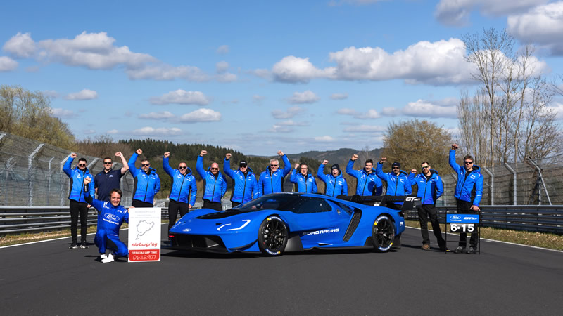 Ford GT Mk IV rompe récord en Nürburgring y se convierte en el estadounidense más rápido