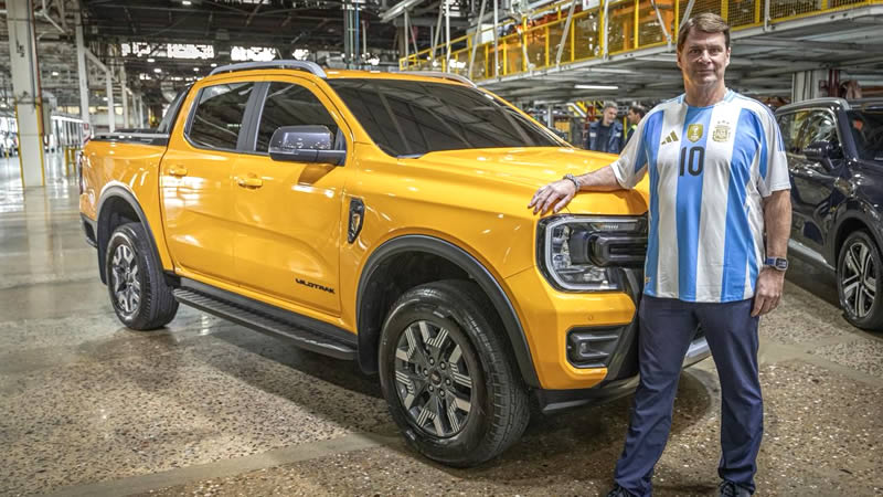 Nueva Ford Ranger híbrida enchufable: su producción iniciará en 2027 en la planta de Argentina