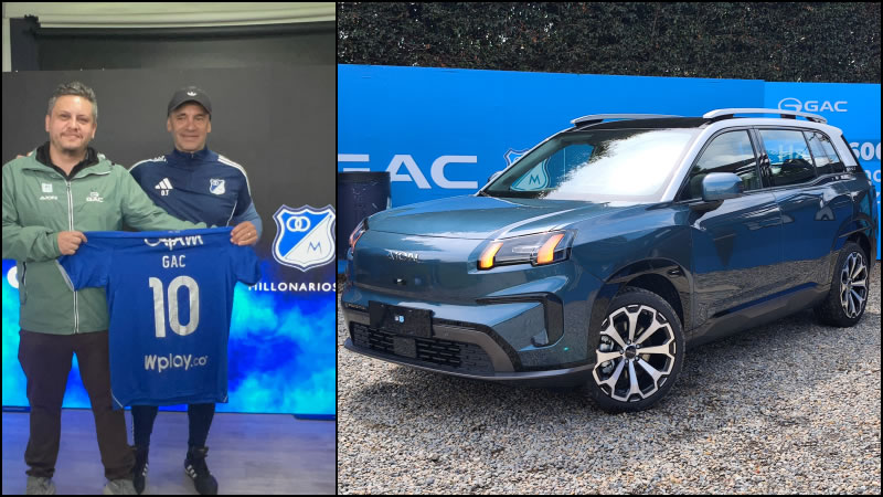 GAC Motor es nuevo patrocinador de Millonarios Fútbol Club en Colombia