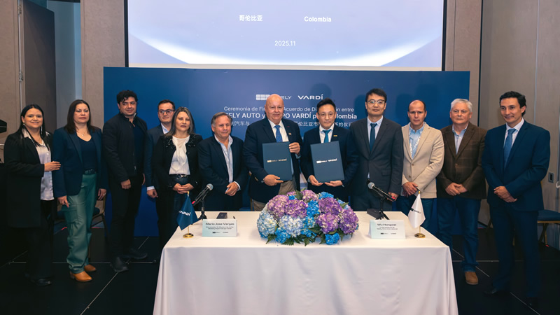 Geely llega oficialmente a Colombia con un plan de expansión nacional