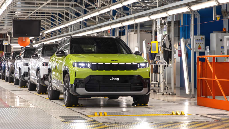 Jeep inició la producción del nuevo Compass en la planta de Stellantis Melfi, Italia