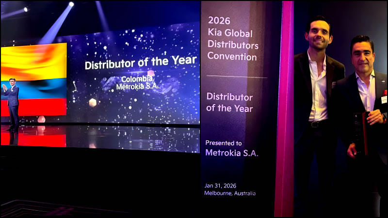 Kia Colombia es elegido como el mejor distribuidor de la marca en el mundo