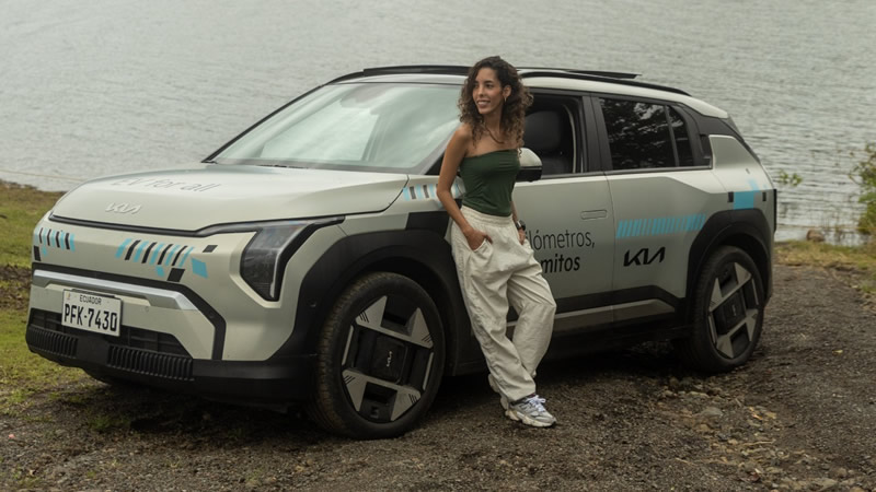 El eléctrico Kia EV3 completó con éxito la Ruta Bogotá - Quito