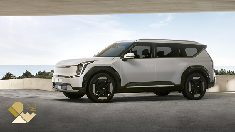 Kia EV9 gana el trofeo de oro en los premios de diseño IDEA 2024 