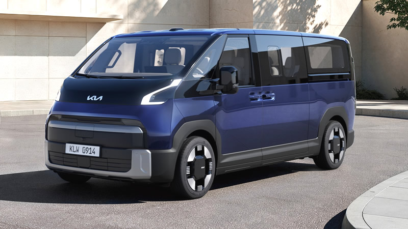 Kia presenta la PV7, su nueva van eléctrica para carga y transporte de pasajeros