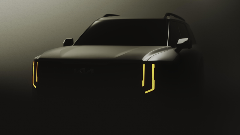 Kia reveló las primeras imágenes 'teaser' del nuevo Telluride 2027