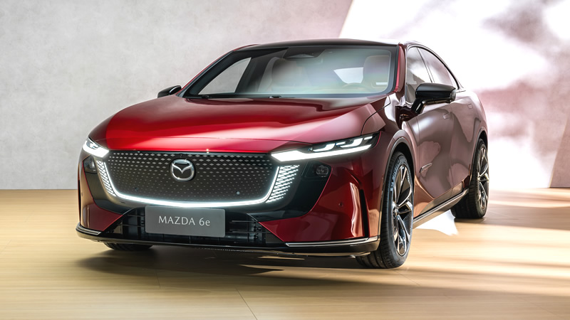 Mazda6e es finalista en los World Car Design Awards 2026