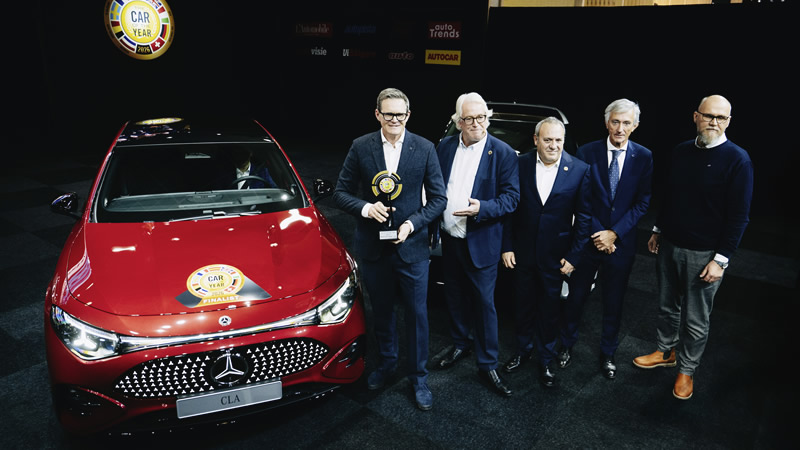 El Mercedes-Benz CLA hace historia: Elegido carro del año 2026 en Europa