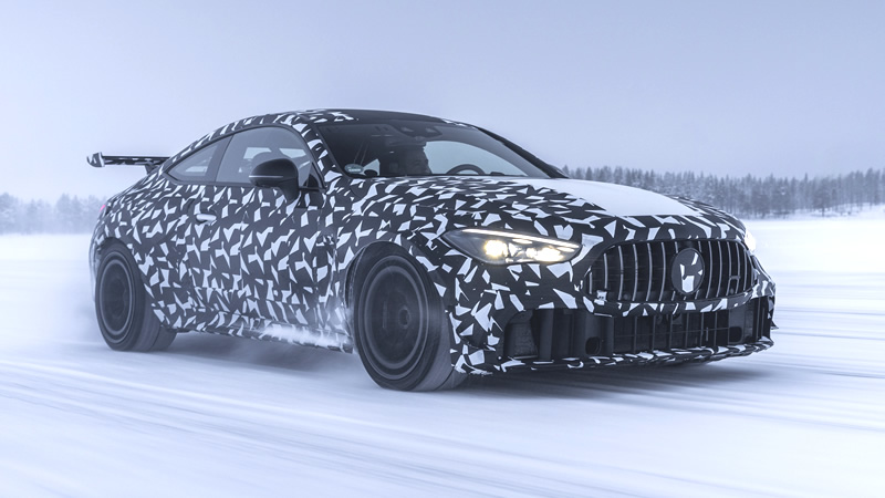 Mercedes-AMG prueba en Suecia su próximo deportivo de la edición limitada Mythos