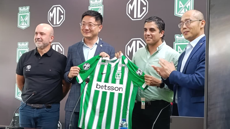 MG Motor y Atlético Nacional firman ''el fichaje del año'' en Colombia