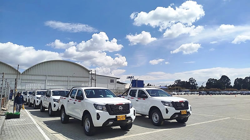 Nissan Colombia entrega 40 camionetas Frontier 4x4 a SERACIS para infraestructura y seguridad
