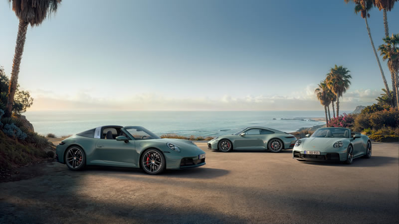 Porsche presenta tres nuevas variantes del 911 con 480 caballos y tracción integral
