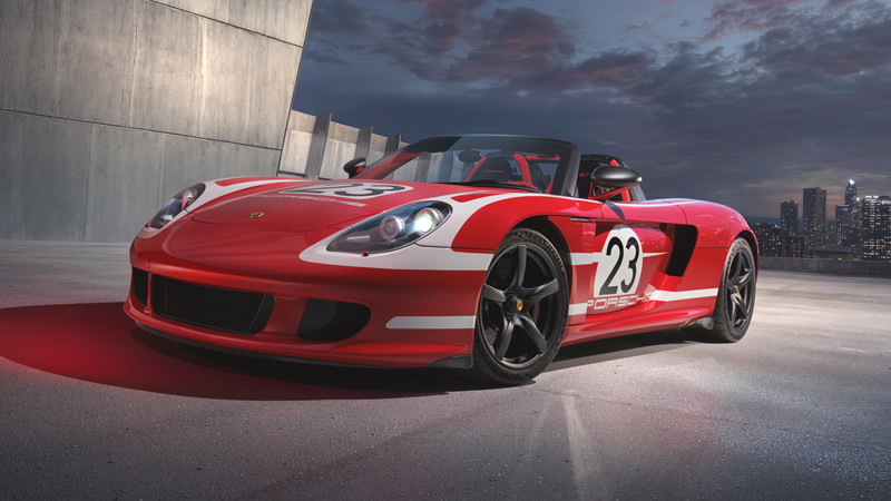 Porsche restaura y personaliza un Carrera GT con la icónica decoración de Le Mans 1970