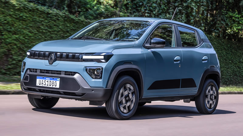 Renault presentó en Brasil el Kwid E-Tech 2026, la renovación del popular citycar eléctrico