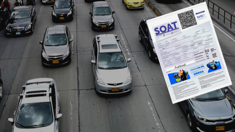 Tarifas SOAT 2026: Alivio para carros familiares mientras que motos y taxis sentirán el alza
