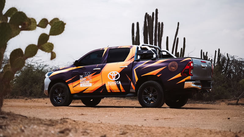 Toyota Colombia apoya la 7a Edición de 'The Desert Marathon' en La Guajira