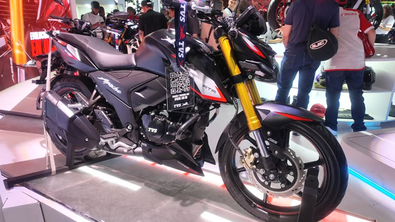 Lanzamiento: Las nuevas TVS Apache RTR 160 y 200 FI 4V ABS revolucionan la Feria de las 2 Ruedas con tecnología de punta