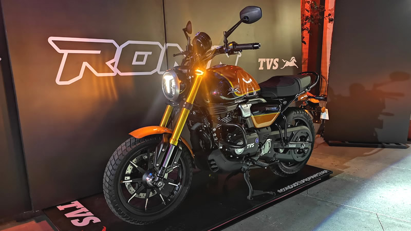 TVS Ronin en Colombia: Auteco presentó oficialmente la nueva motocicleta con atractivo precio