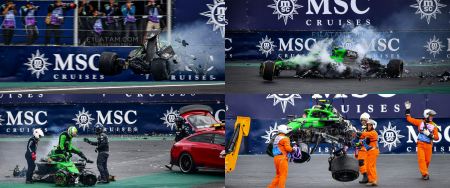 EXCLUSIVO - Colisión Gabriel Bortoleto - GP Brasil