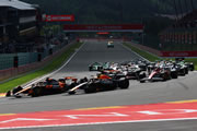 Parrilla de salida del Gran Premio de Bélgica 2025