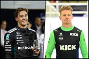 Russell no recibe penalización tras activación de DRS y Hülkenberg es descalificado del GP de Bahrein
