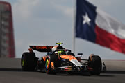 Norris al comando en la única sesión de entrenamientos - Reporte Pruebas Libres 1 - GP de Estados Unidos