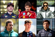 Verstappen, Leclerc, Russell, Alonso, Bearman y Sainz cederán este viernes sus autos en Bahrein