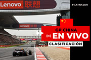 Clasificación del Gran Premio de China - ¡EN VIVO!