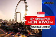 Primera sesión de pruebas libres del Gran Premio de Singapur - ¡EN VIVO!