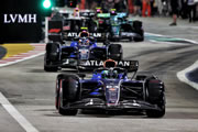 Parrilla de salida del GP de Singapur tras descalificación de Sainz y Albon
