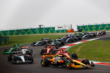 Grilla de partida de la Sprint del GP de China 2025