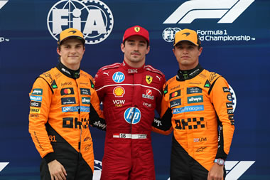 Leclerc sorprende a los McLaren y se lleva la pole tras reñida sesión - Reporte Clasificación - GP de Hungría