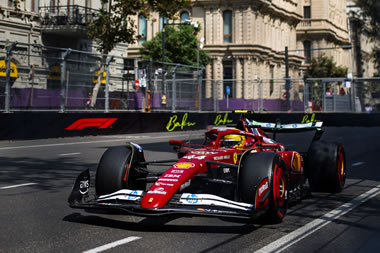 Hamilton y Leclerc lideran la sesión. Colisión de Norris - Reporte Pruebas Libres 2 - GP de Azerbaiyán
