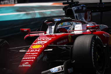 Charles Leclerc inicia fuerte en el Hard Rock Stadium - Reporte Pruebas Libres 1 - GP de Miami