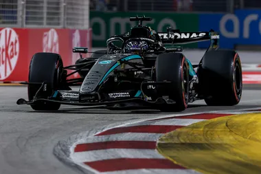 Parrilla de salida del GP de Singapur tras penalización para Russell